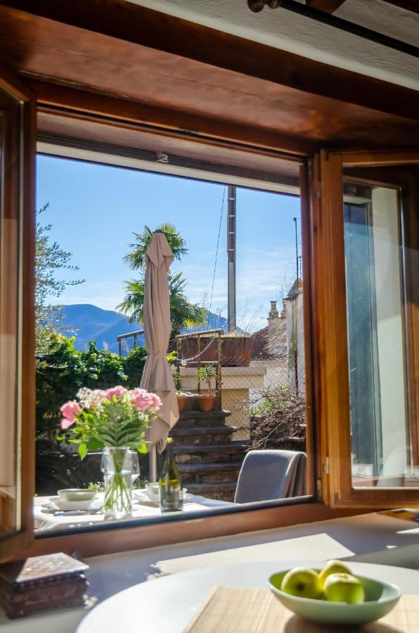 Rustico Al Sole - Just Renewed 1Bedroom Home In Ronco Sopra Ascona Exteriör bild